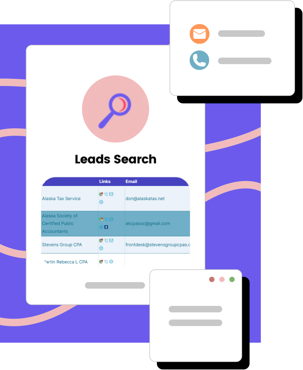 Leads Search app
